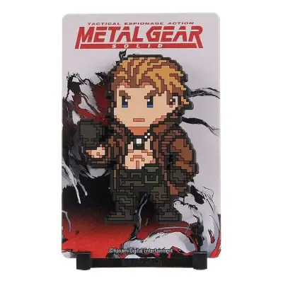 Figurine metal gear solid 1 liquid snakefiggyz pop collectible magnet
